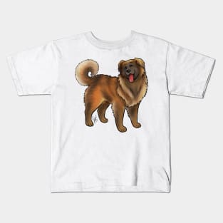 Dog - Leonberger - Copper Kids T-Shirt